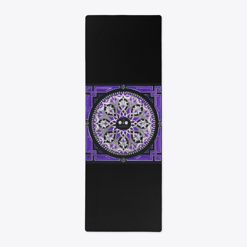 Purple Power Mandala Pillow
