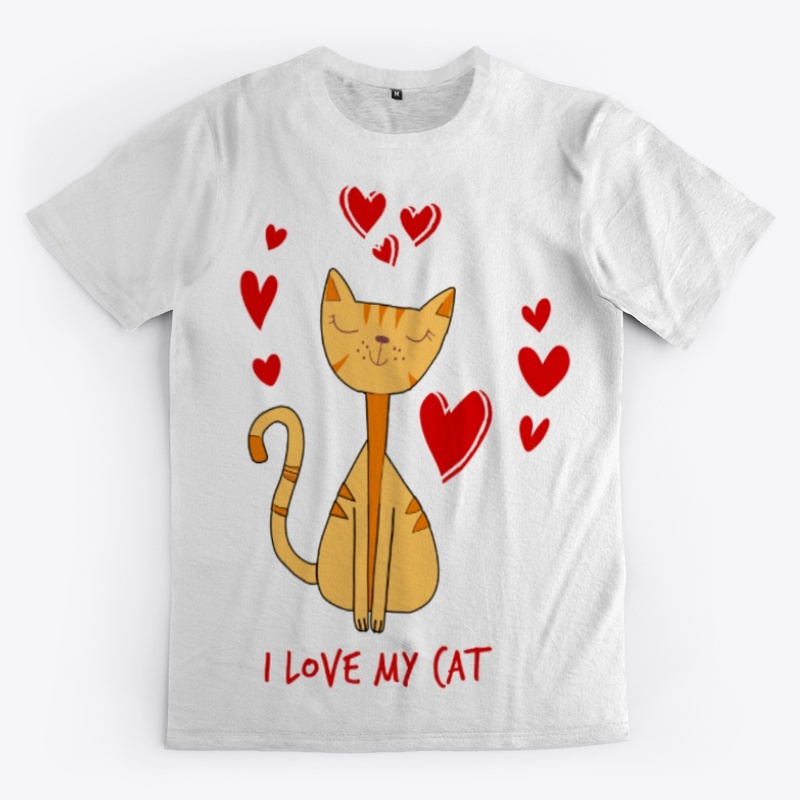 I love my cat.