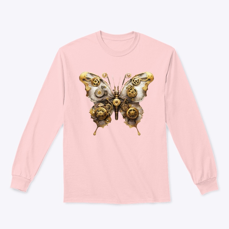 butterfly steampunk gold