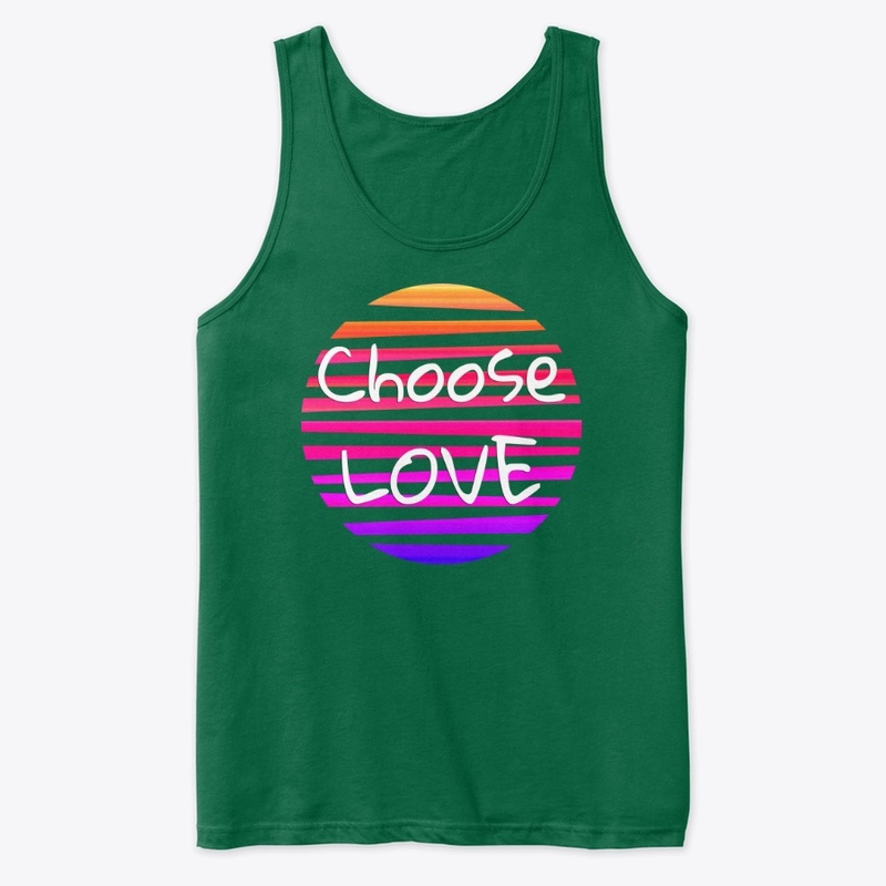 Choose Love Striped Sun Shirt