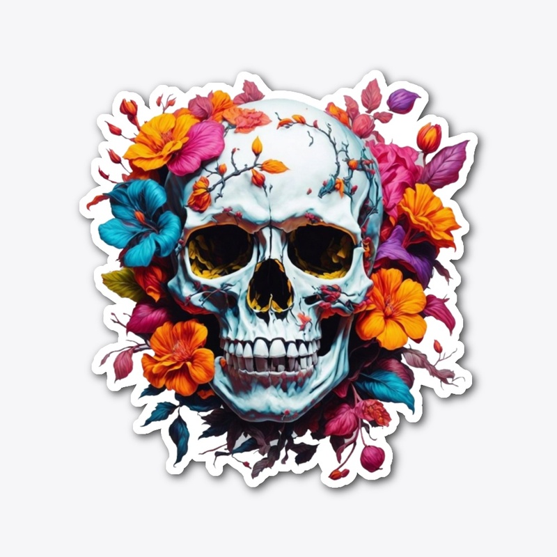 skull head print products