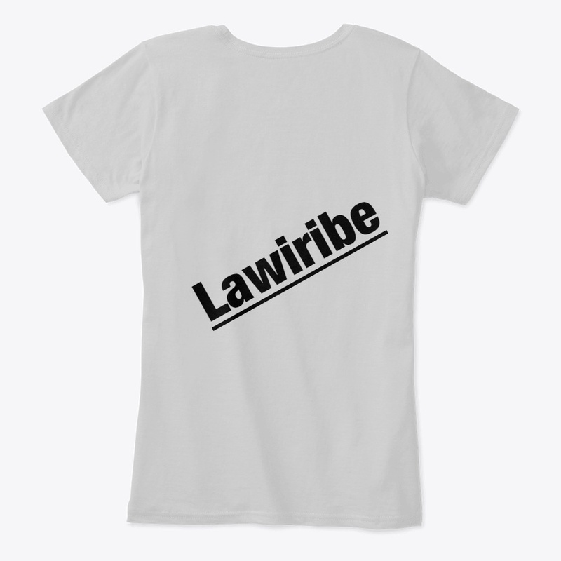 Lawiribe text and black cat