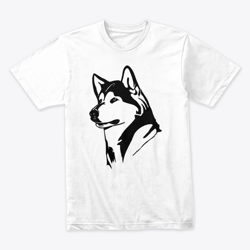 Husky dog lovers mascot