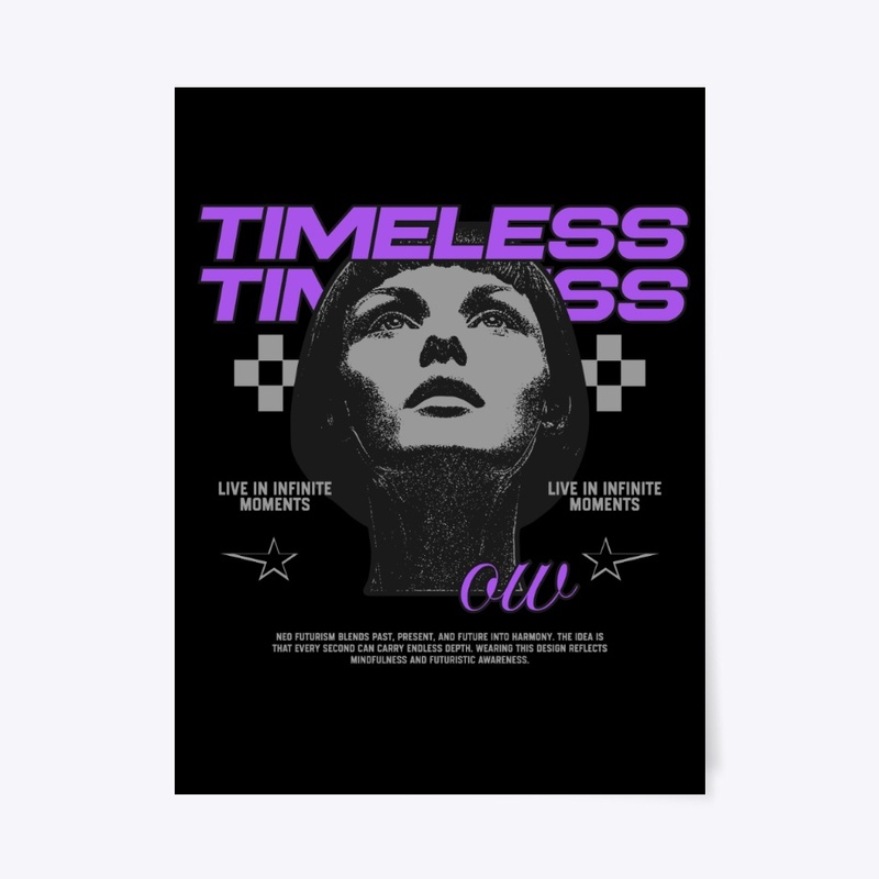 Timeless Now Retro Futuristic Streetwear