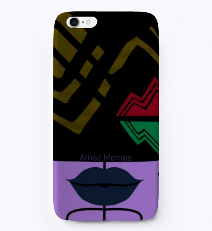 GEOMETRIC WOMAN LIPS 