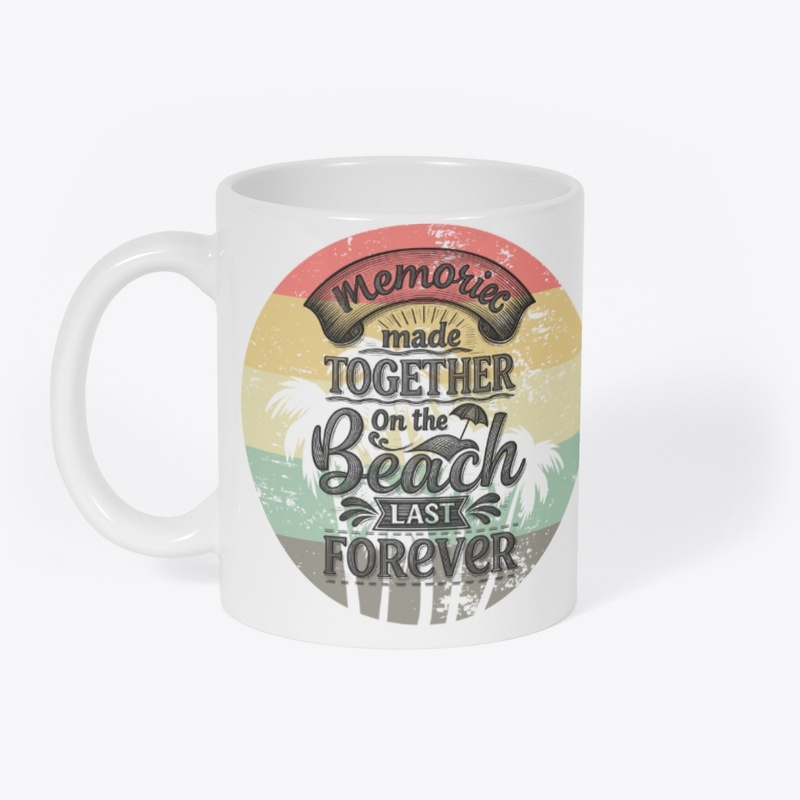  Beach Memories Quote Graphic Design