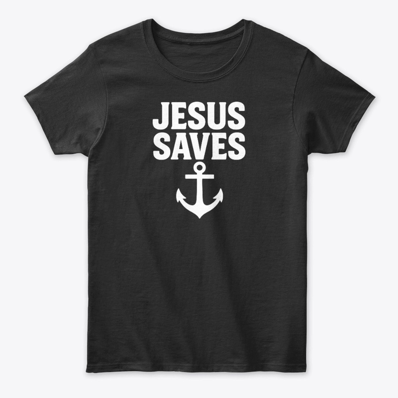 Jesus Saves Anchor of Hope (Dark Colors)