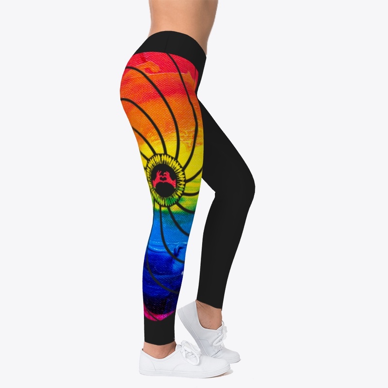 The rainbow colors love pride tee