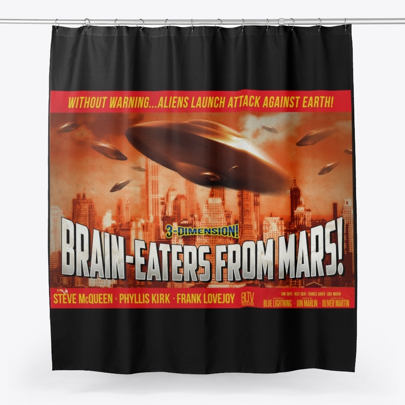 Brain-Eaters from Mars Retro Poster II