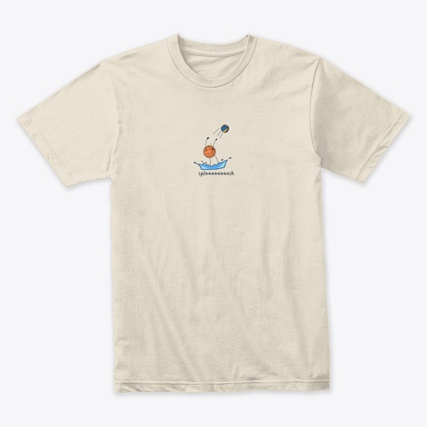 Splaaaaaaaash Cream T-Shirt Front