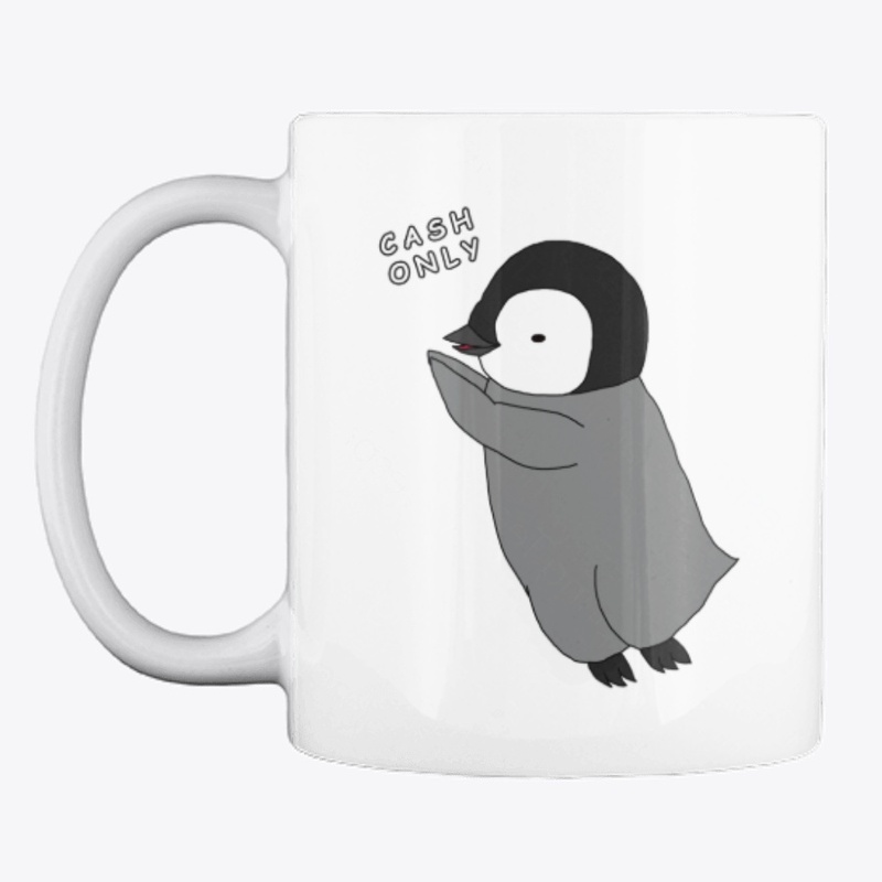 CASH ONLY - Cute Baby Penguin Design