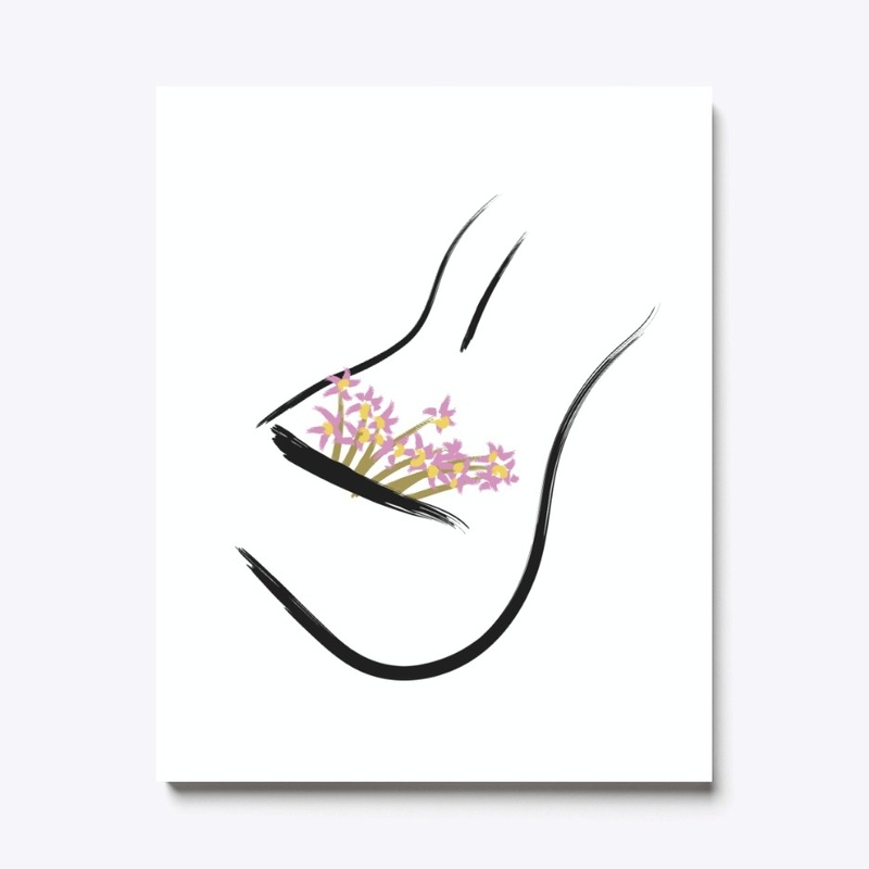 Flower Girl Canvas Art