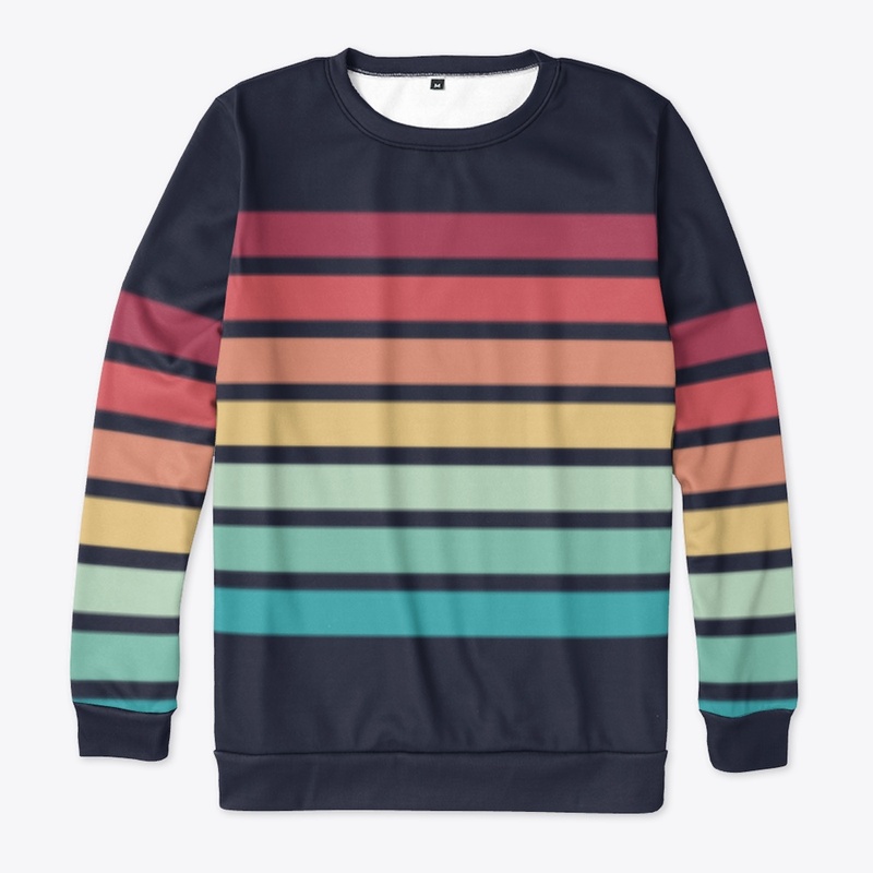 Banina - Classic 70s Retro Stripes 