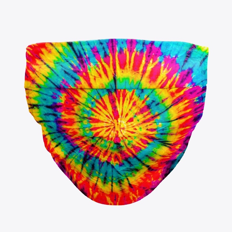 Colorful Tie-Dye Face Mask