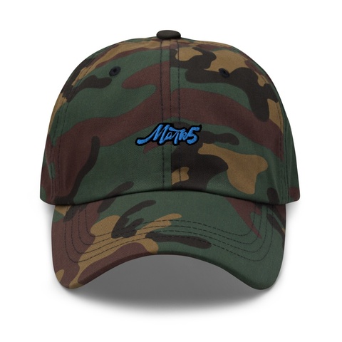 Mark5 Dad Hats Green Camo Kaos Front