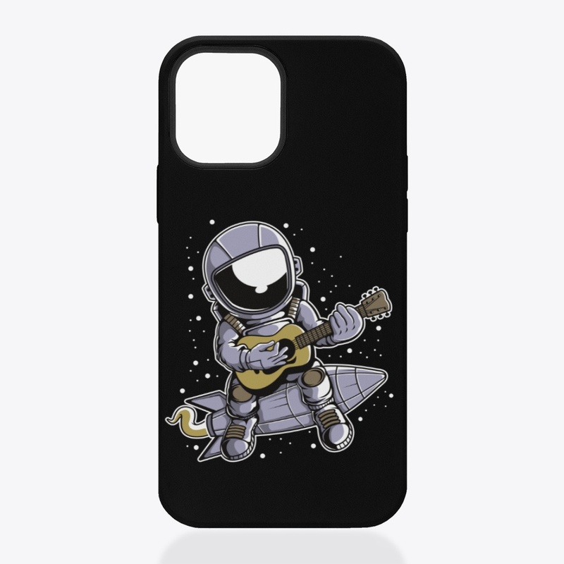 Astronaut Guitar Rocket