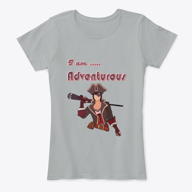 I am adventurous- Lady with gun