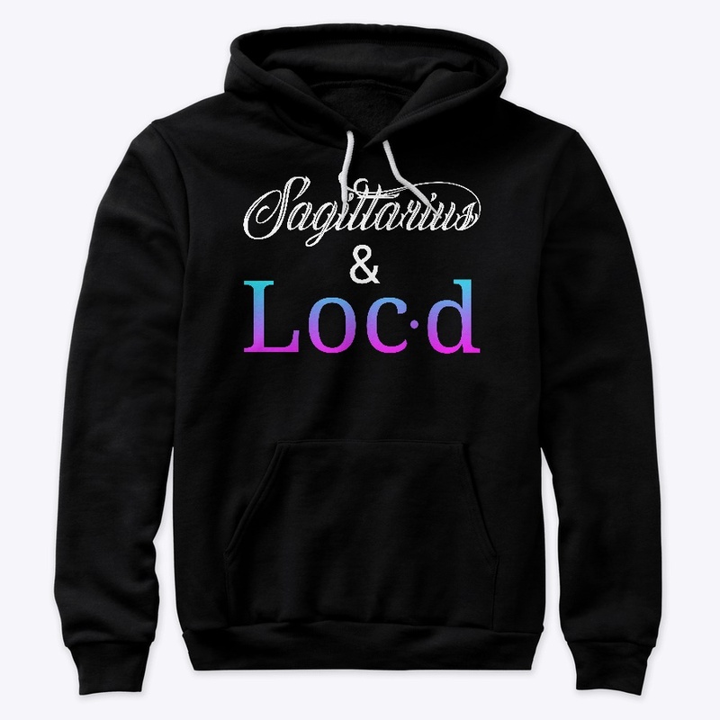 Sagittarius & loc'd zodiac tee shirt