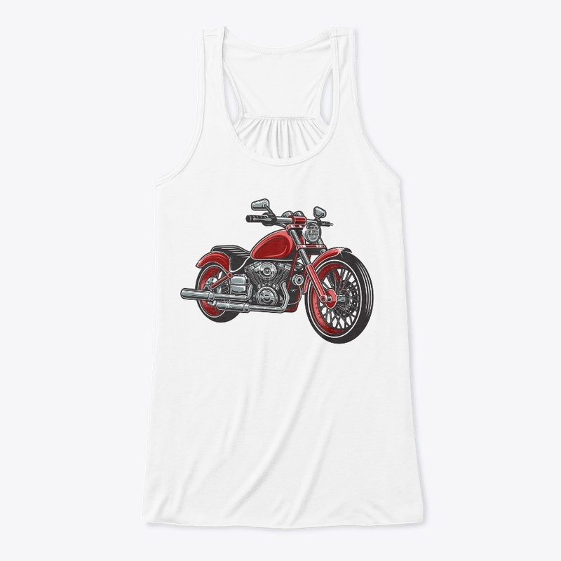  red color motorcycle isolated 