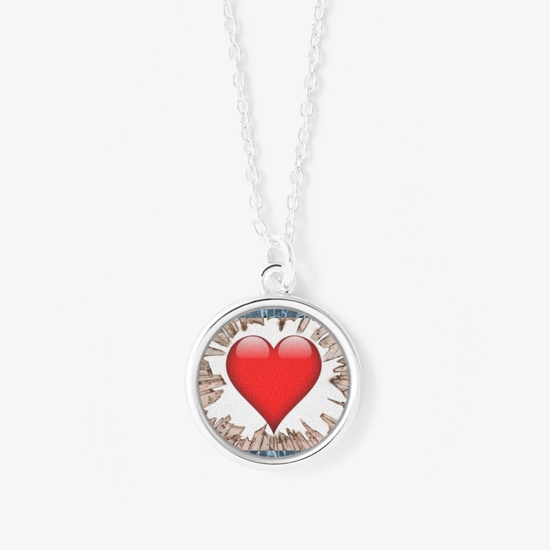 big heart red