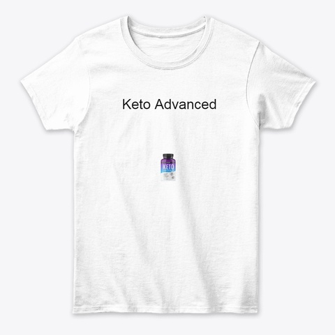 Keto Advanced  White T-Shirt Front