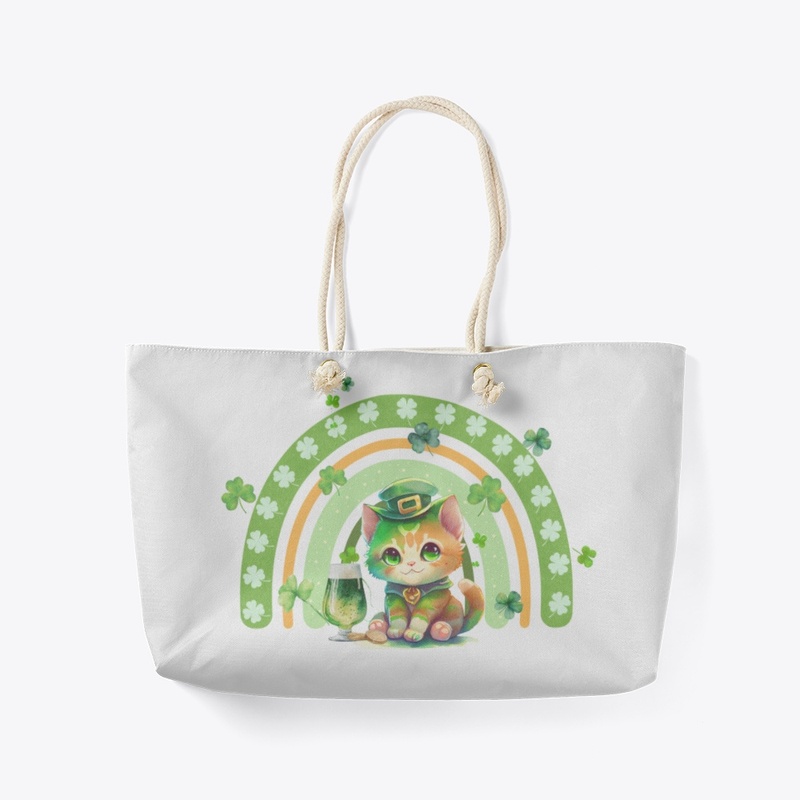 st patrick one lucky cat