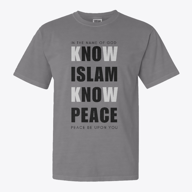 know islam know peace, Muslim shirt