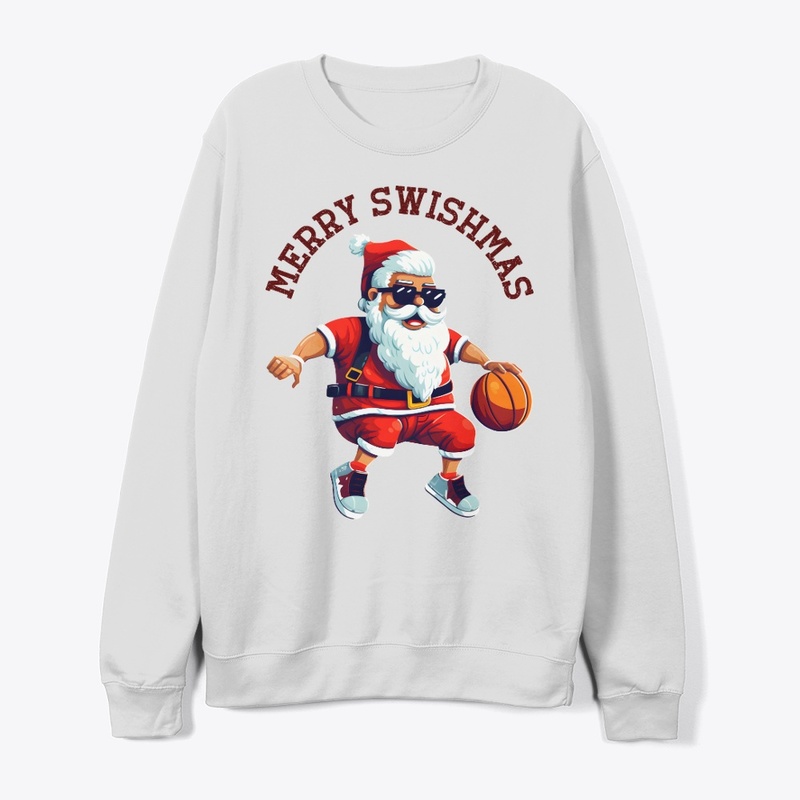 Merry Swishmas Santa Basketball