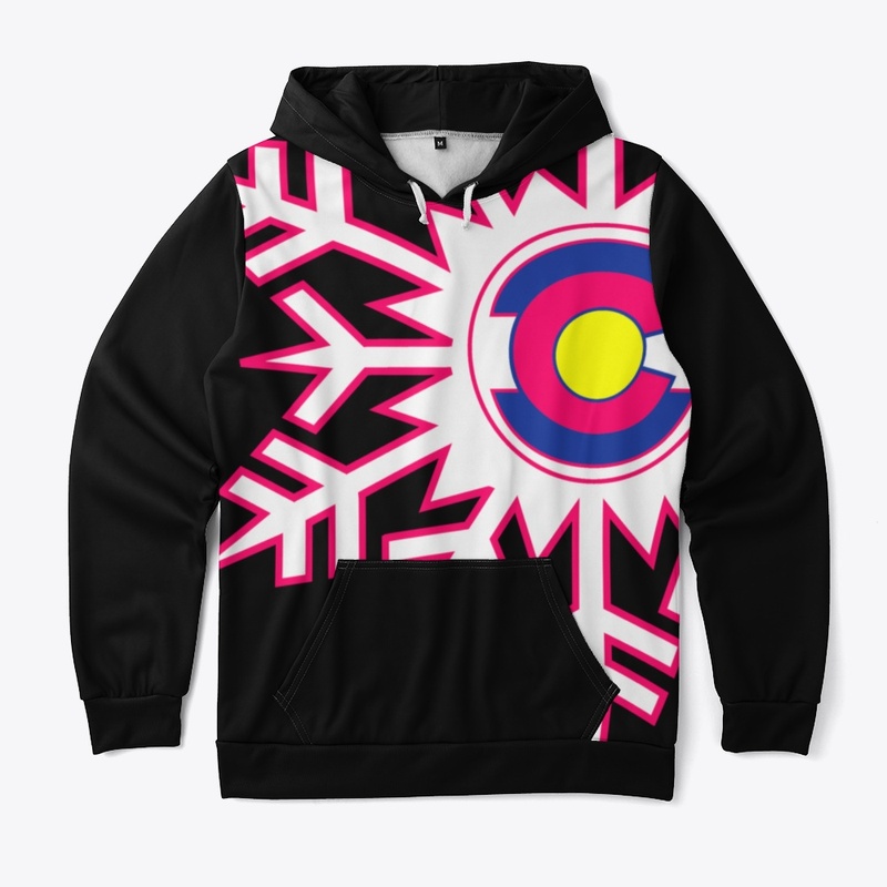 Colorado Snowflake_Hot_Pink!