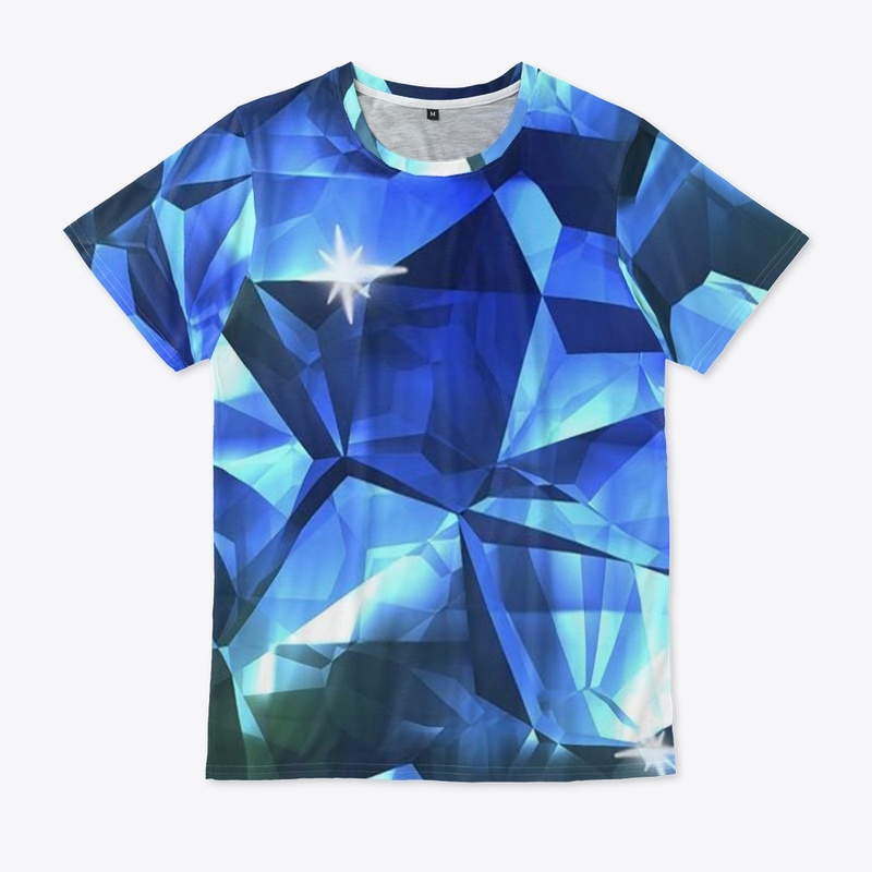 Blue Crystal Pattern
