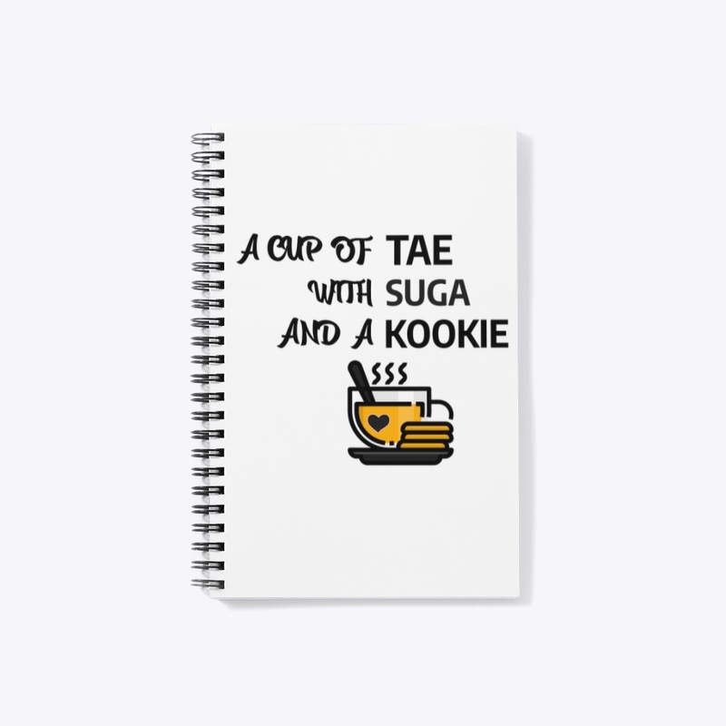 A CUP OF TAE WITH SUGA AND A KOOKIE