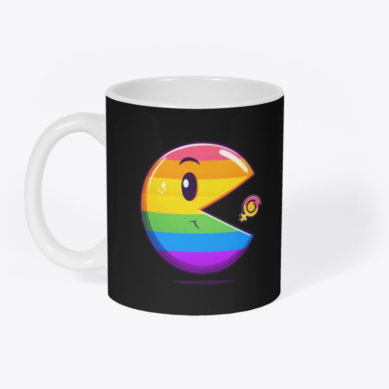LGBTQ+ Retro Pac-Person