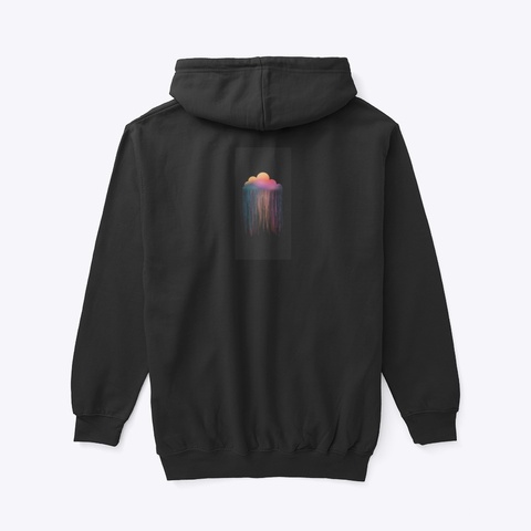 Flaky Black T-Shirt Back