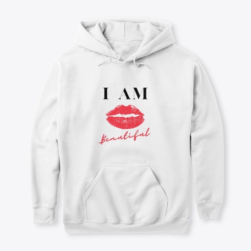 I Am Beautiful Lips Design 