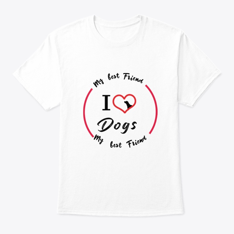I love dogs Dog Lover T Shirt