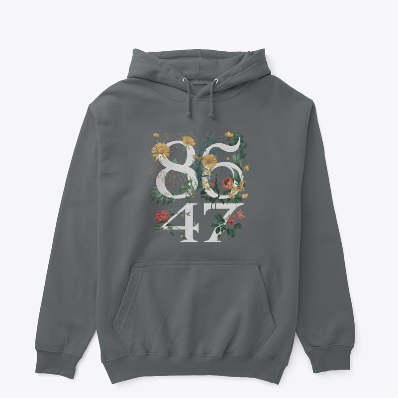 8647 Floral Typography Design