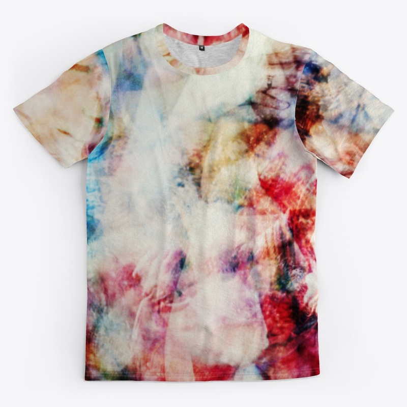 Abstract Tropical Patchwork Pattern