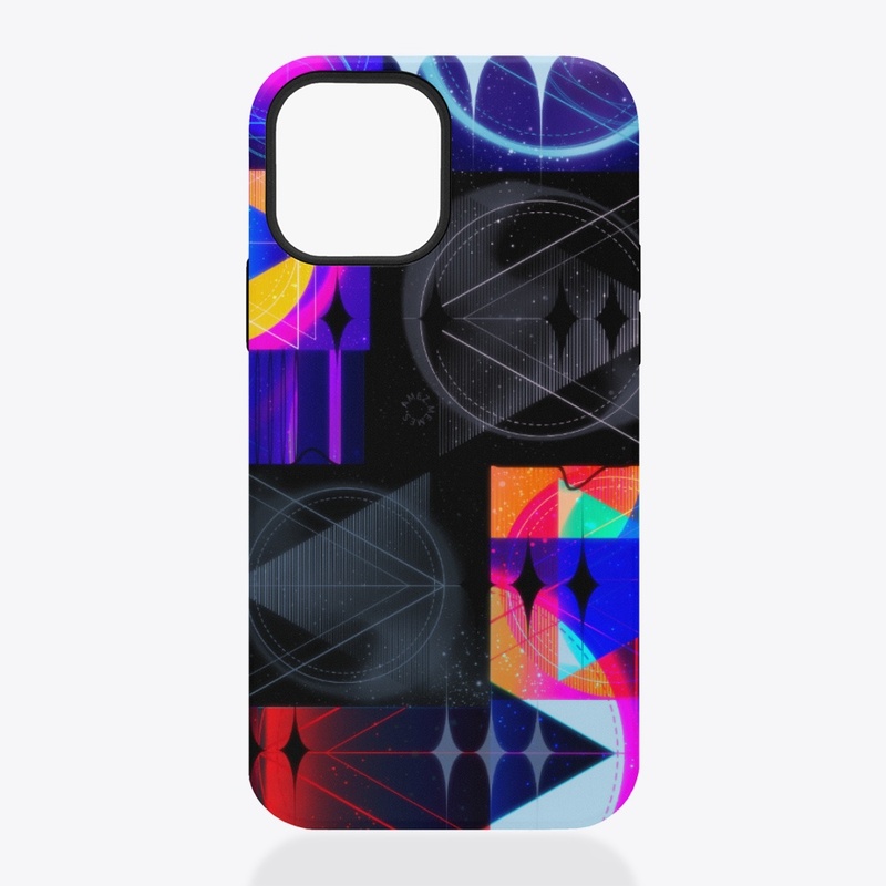 Bright Fluorescent Blk a Galaxy Design 