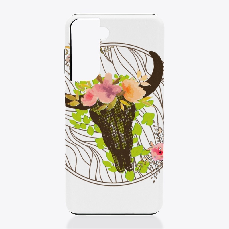 Skull & flowers