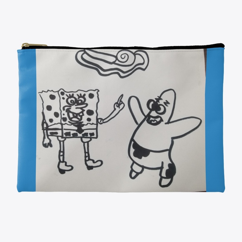 My 2 cartoon friends and a pet