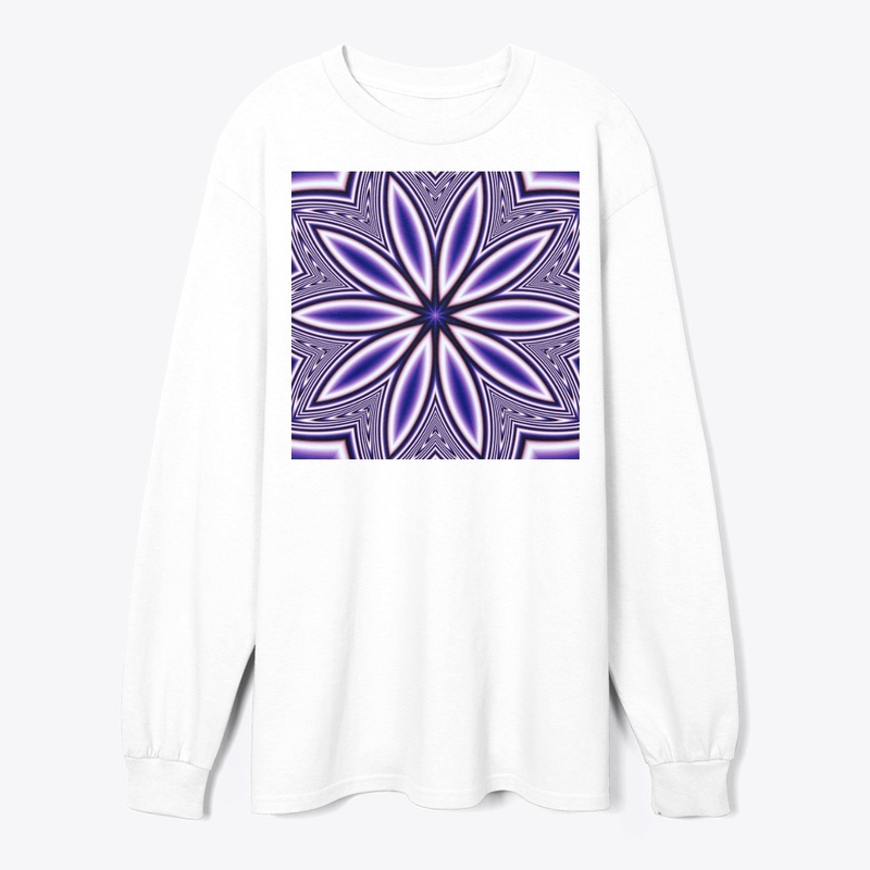 Blue Fractal Flower