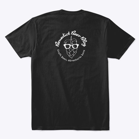 Craft Beer Is For Everybody Black T-Shirt Back