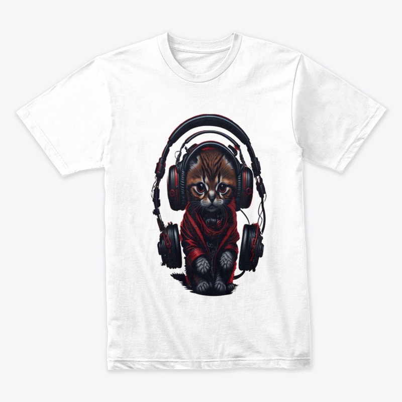 Cute dj cat 