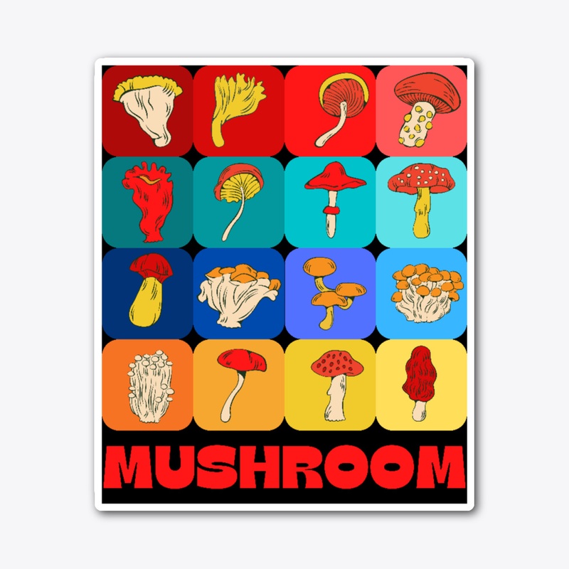 Cute sixteen Mushrooms cottagecore 