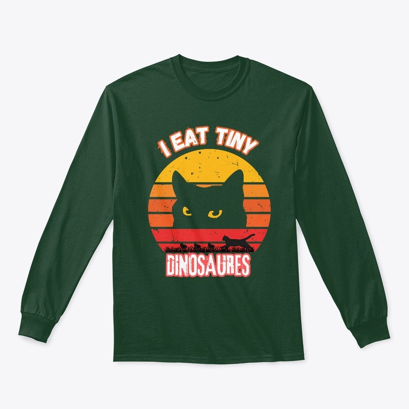 i eat tiny dinosaurs cat lovers tshirt