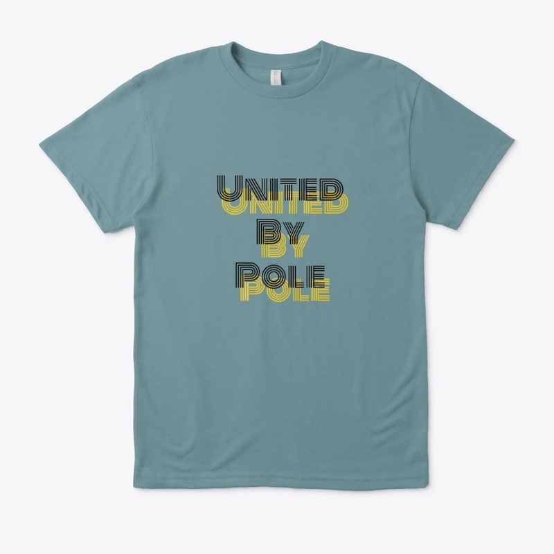 United By Pole Shadow Text