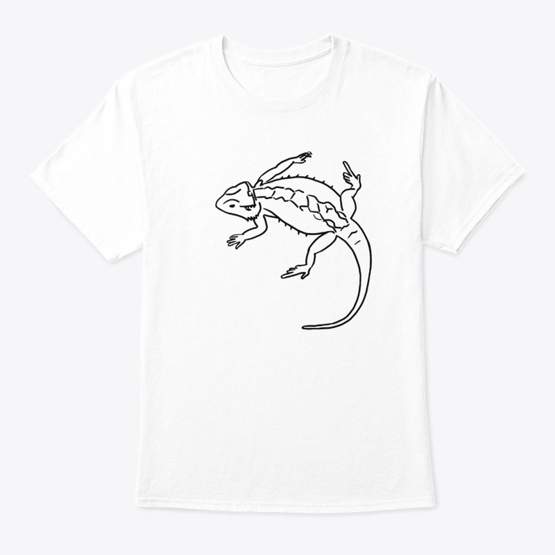 Bearded Dragon Enthusiastic Swim