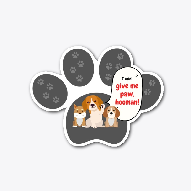 Funny animals - Give me paw, human!