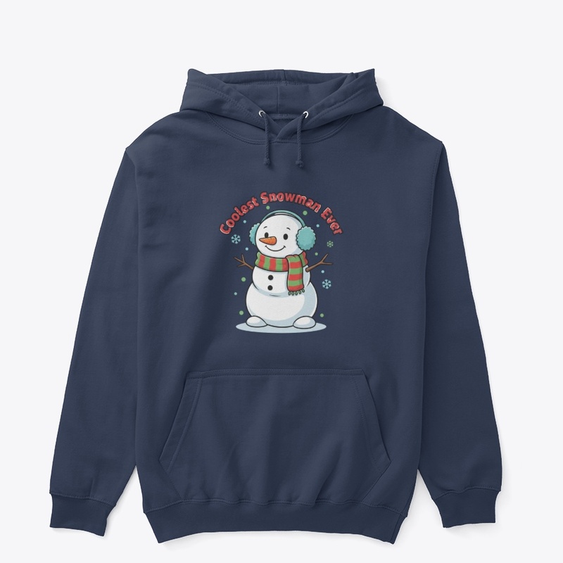 Coolest Snowman Ever Winter Hoodie