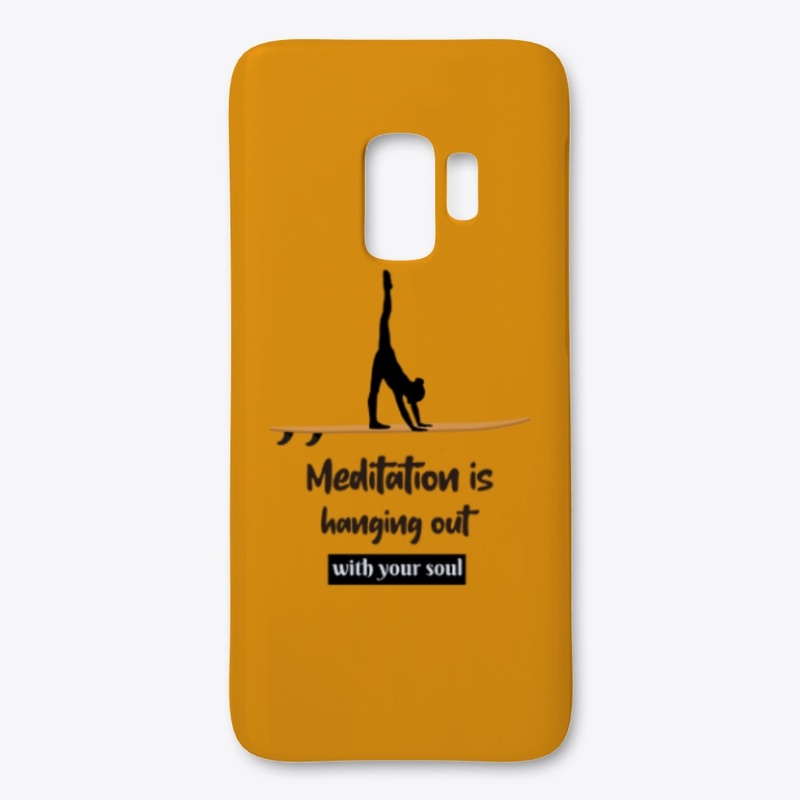 Meditation is hanging out with soul